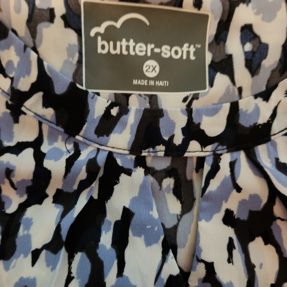Printed scrub tops.
